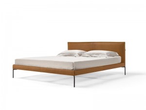 Amura Mavis Bed cama doble en cuero MAVISBED364