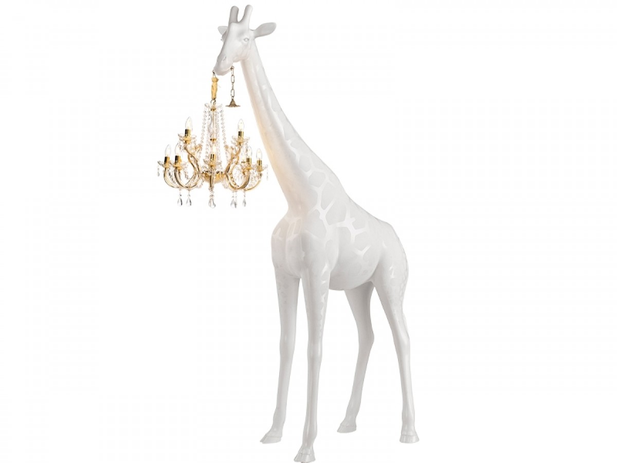 Qeeboo Giraffe in Love lampara de pié 1900